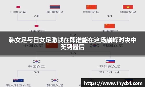 韩女足与日女足激战在即谁能在这场巅峰对决中笑到最后